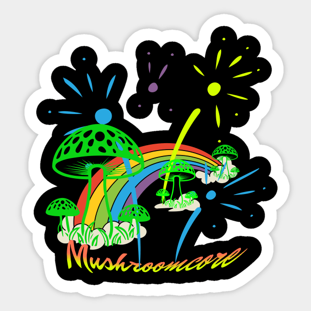 Mushroomcore Madness Sticker by NedisDesign